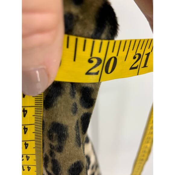 Rafaella Animal Print Plush Fitted Topper Jacket - Picture 6 of 7